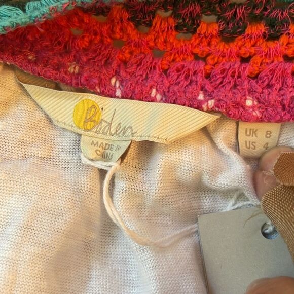 Boden Crocheted Trim Top  - NEW! - Picture 7 of 9